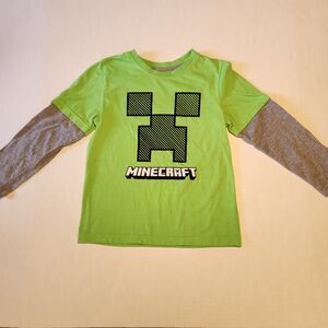 Minecraft LS Graphic T-Shirt Green 5/6